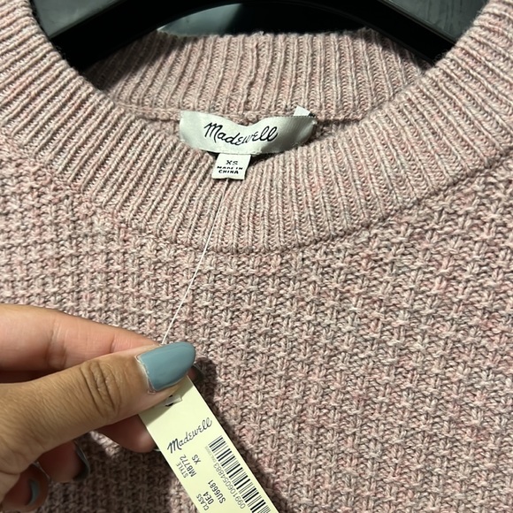 NWT Madewell Colorblock pullover sweater size xs - Picture 4 of 6